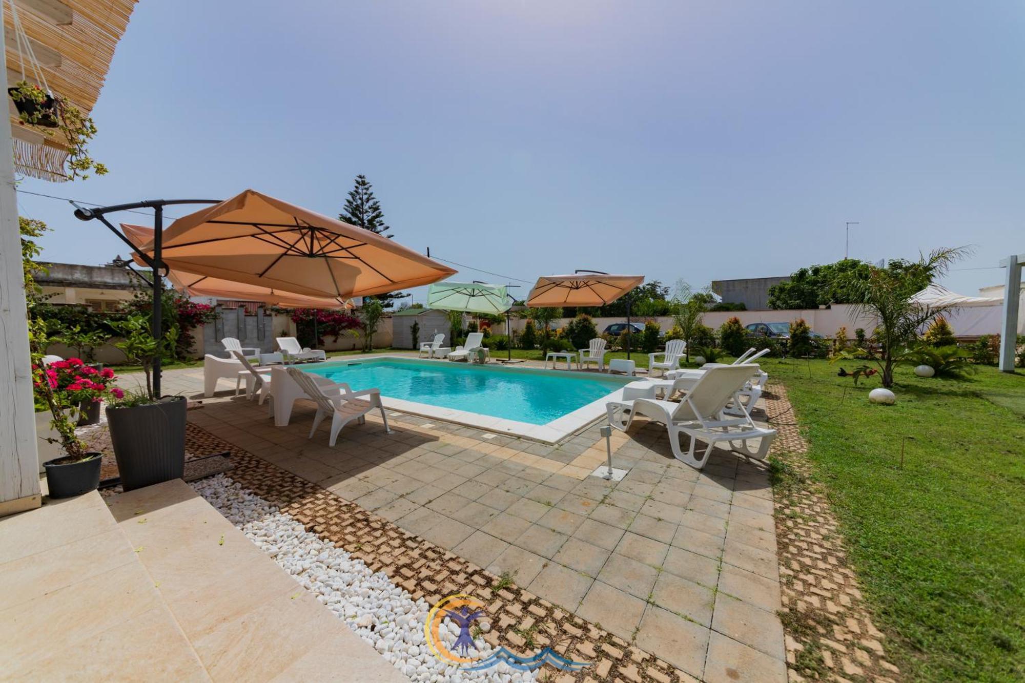 Villa Leonardo San Foca - Room, Pool & Restaurant Dış mekan fotoğraf